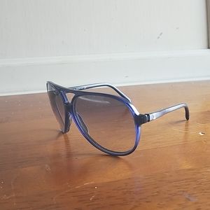 Blue Chanel plastic aviators, unisex, men/ women